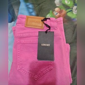vintage Versace Jeans Couture in a bubblegum or hot pink colorway